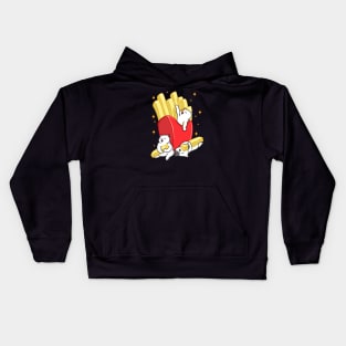 French Fries Lover Kids Hoodie